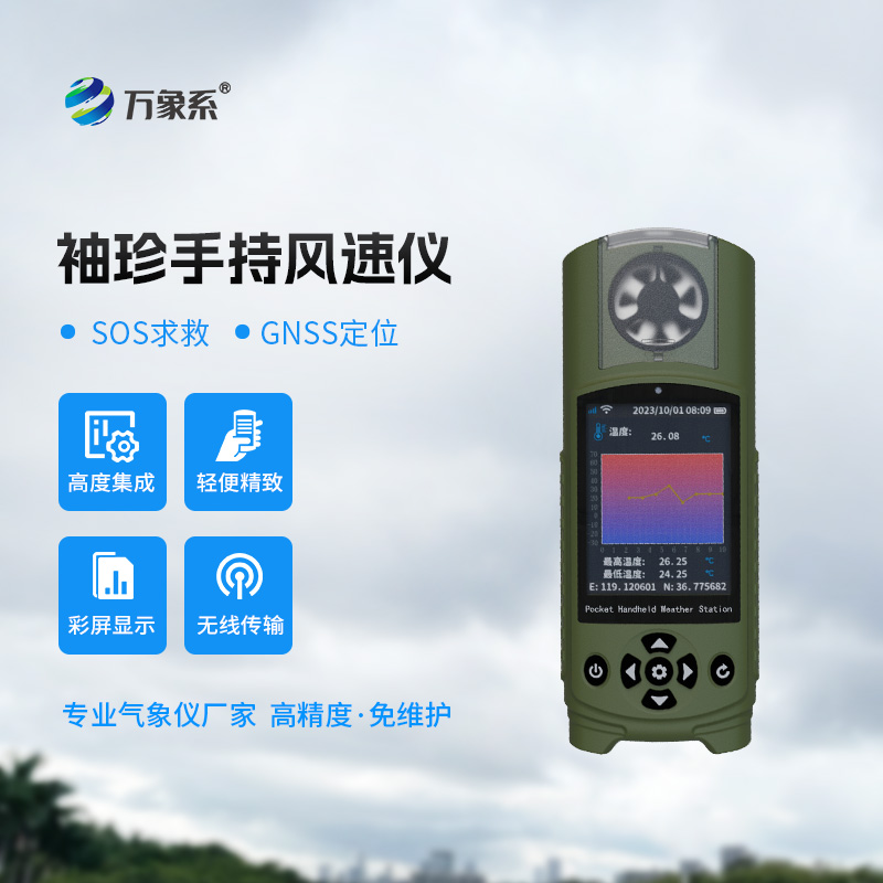 袖珍可穿戴手持氣象站